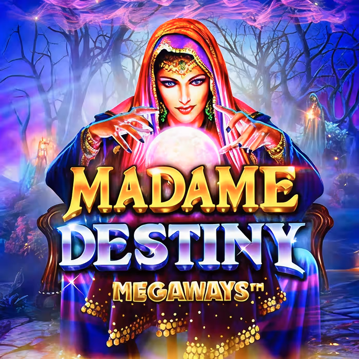 Madame Destiny slot game - mystical fortune teller themed slot with free spins and expanding symbols